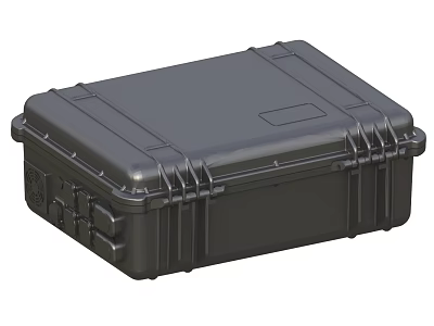 Durable Hard Shell Protective Storage Case With Reinforced Latches And Secure Closure 3d model