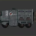 Armored Military Vehicle With Multi Wheeled Chassis And Tactical Design Features