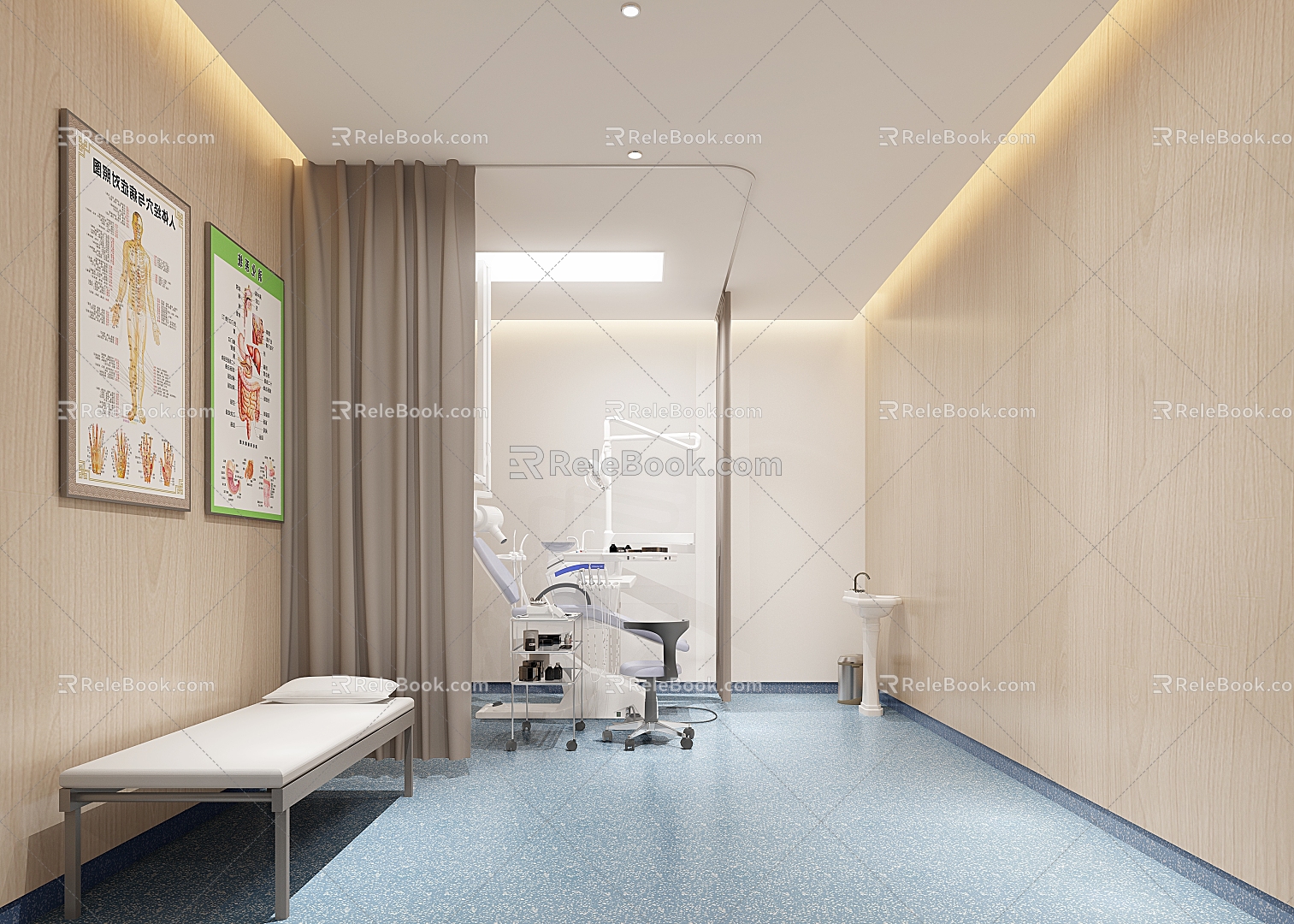 Modern Clinic Medical 3d model