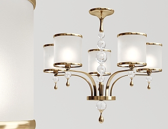 Jane Europe chandelier gold chandelier 3d model