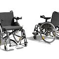 Modern Wheelchair Hemiplegic Wheelchair 3d model