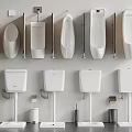 Various Modern Ceramic Urinals Wall Mounted and Floor Standing Bathroom Fixtures