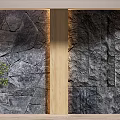 rubble background wall 3d model