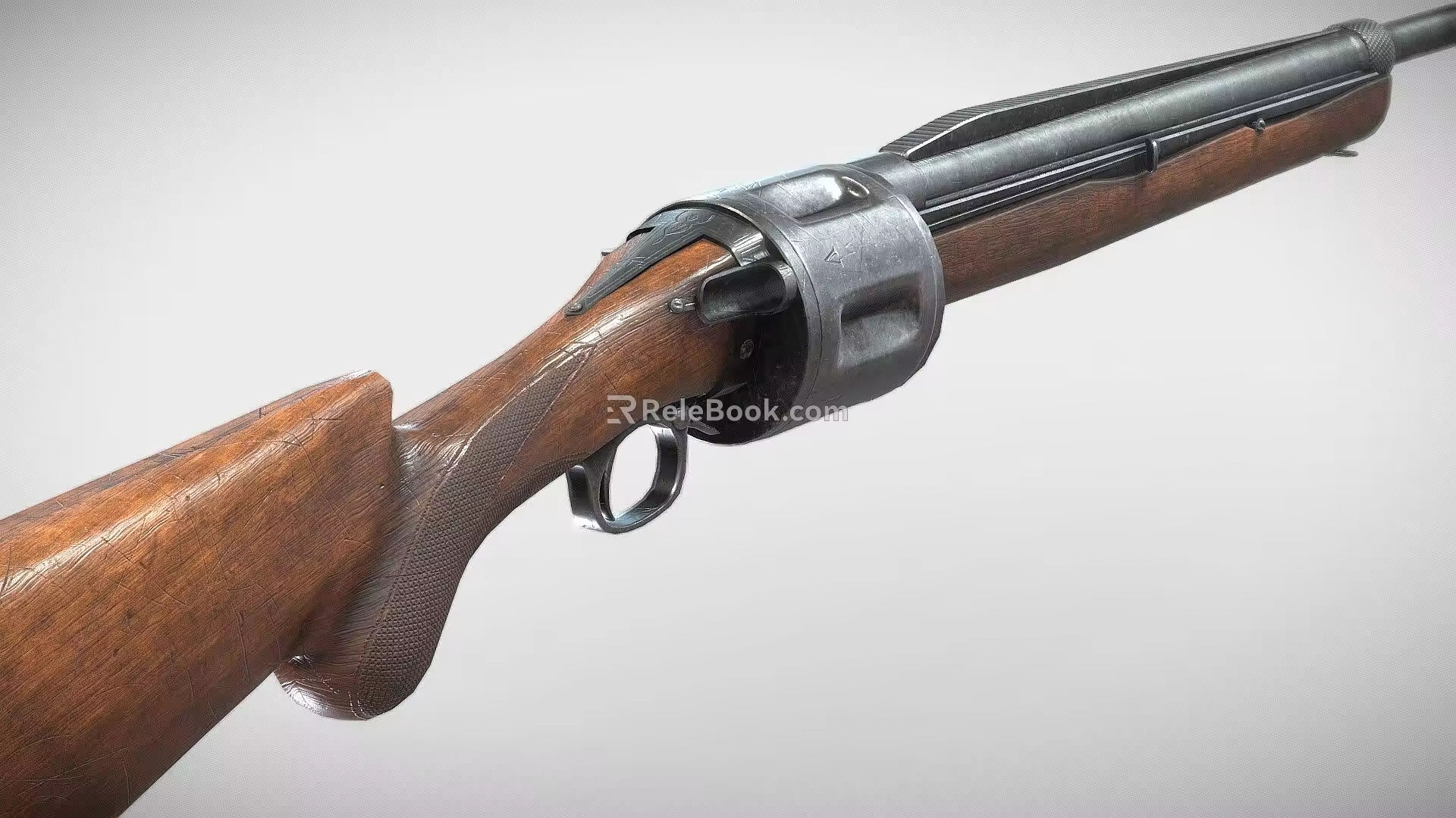 Rotating shotgun 3d model