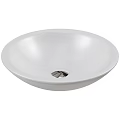 White Ceramic Round Vessel Wash Basin With Modern Design For Bathroom 3d model