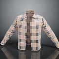 Shirt Shirt Long Sleeve Shirt Flower Shirt Plaid Shirt Thin Shirt Spring and Summer Clothing Summer Clothing Spring Clothing 3d model