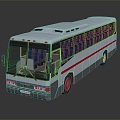 Hyundai Bus School Bus Van Box Car 3d model