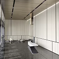 Modern Hall Office Lobby 3d model