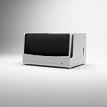 White Medical Device Testing Equipment With Black Display Screen And Sleek Modern Design
