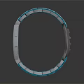 Smart Electronic Bracelet With Hexagonal Design And Colorful LED