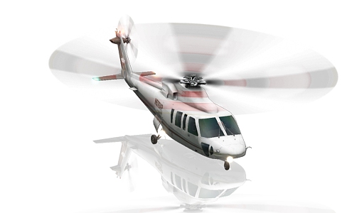 Helicopter Agusta AW139 Helicopter 3d model