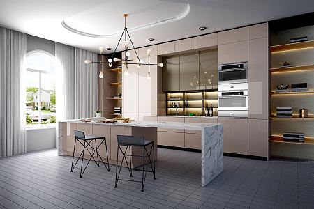 Modern Kitchen 3d model