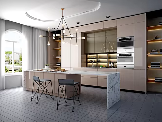 Modern Kitchen 3d model
