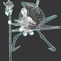 Mythical Spider Creature And Warrior Character In Red Black Armor Holding Dark Staff