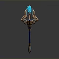 Scepter Ancient Scepter Cane Ancient Scepter Magic Scepter Metal Scepter Classical Scepter Magic Scepter 3d model