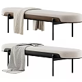 Modern Bench Bed End Stool 3d model