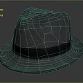 Fashionable Gray Fedora Hat Featuring Black Stitched Band And Classic Style