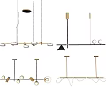 Modern chandelier 3d model