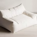 Modern Single Sofa Lazy Sofa 3d model