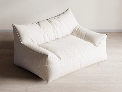 Modern Single Sofa Lazy Sofa 3d model