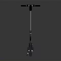 Modern Electric Scooter Sports Equipment with Sturdy Wheels and Handlebar Design