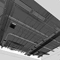 Industrial Exposed Ceiling Design With Metal Frames And Pipeline Structures
