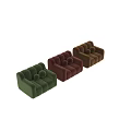 Modern Brown Velvet Single Seater Sofa With Curved Design And Comfortable Cushions
