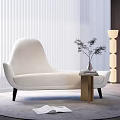 Modern Poliform chaise longue 3d model