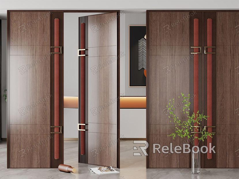 Modern double door model