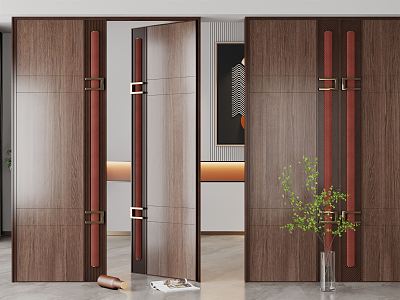 Modern double door model