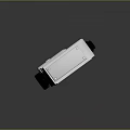 White Handheld Electronic Device With Camera And 5.8G Label For Daily Applications
