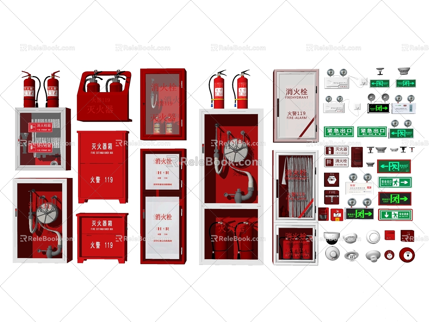 Fire hydrant fire fighting equipment fire fighting equipment fire fighting equipment fire extinguisher escape door fire lighting smoke alarm model