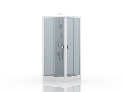 Modern Shower Room Sauna Room 3d model