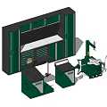 Green Industrial Equipment Featuring Control Panel And Operation Platform Structure