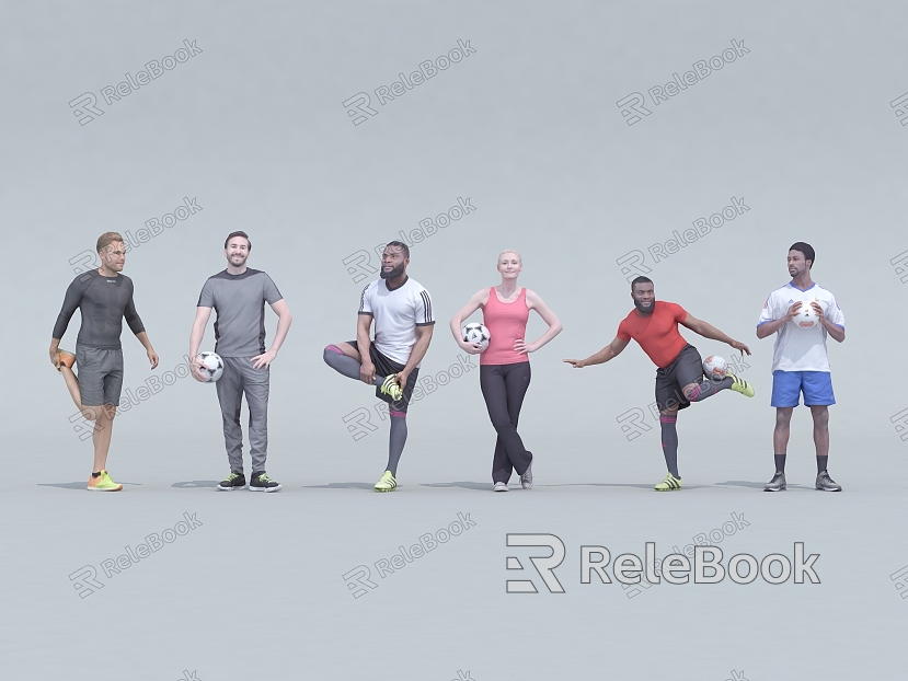 FITNESS FIGURE FOOTBALL FIGURE model