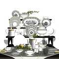 Modern Tableware 3d model