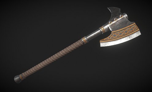 Fantasy Axe 3d model