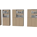 Wooden File Cabinet With Glass Door And Multiple Design Options For Office Storage