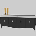 End View Desk 3d model