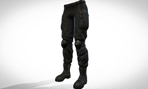 Women's Pants Leather Pants 3d model