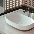 Modern wash basin 3d model