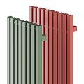 Modern Radiators With Colorful Designs And Thermostat Control For Home Heating Solutions