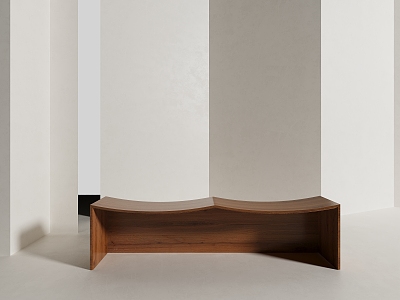 Modern bench 3d model