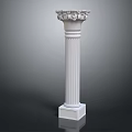 Columns Stone Columns Stone Columns Old Columns Roman Columns Roman Columns Classical Columns Greek Columns 3d model