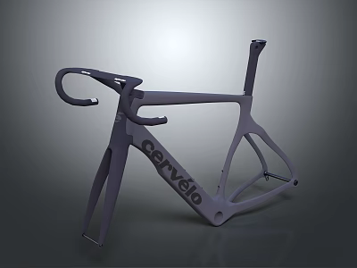 Cervelo Road Bike Frame With Modern Aerodynamic Design And Lightweight Structure 3d model