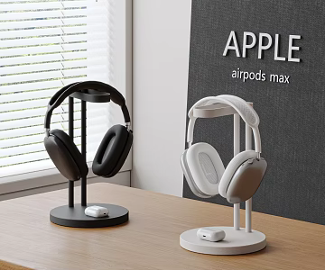 Modern Apple Headset Combination Headset Bluetooth Headset AIRPODS 3d model