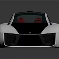 Futuristic Electric Car Design With Streamlined Body Transparent Roof And Large Wheels