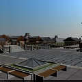 Ancient Architecture Complex Featuring Traditional Courtyards Surrounding River Pond And Lush Trees 3d model