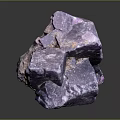 Purple Raw Wooden Stone With Natural Texture And Glossy Surface Appearance