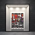 Modern Window Display 3d model